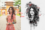 Canvas Artistic Portrait Effects, an Action Add-On by MRI STUDIO (Thumbnail 6 of 15)