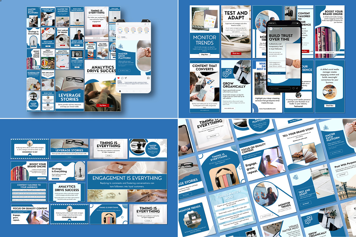 Social Media Manager Canva Bundle, a Social Media Template by Snapybiz (Photo 7 of 10)