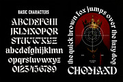 Dark Reborn Typeface, a Blackletter Font by alit design (Thumbnail 8 of 20)