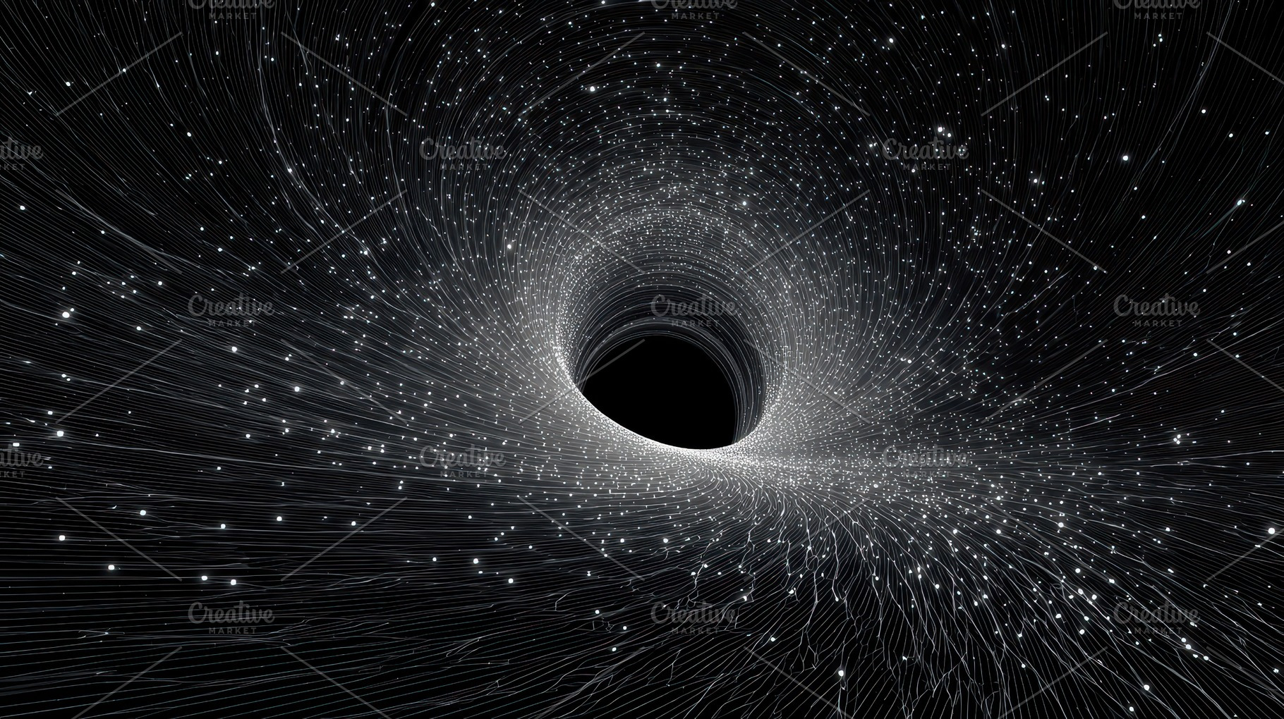 Stars and light appear to swirl, a Photo by Pavel_design