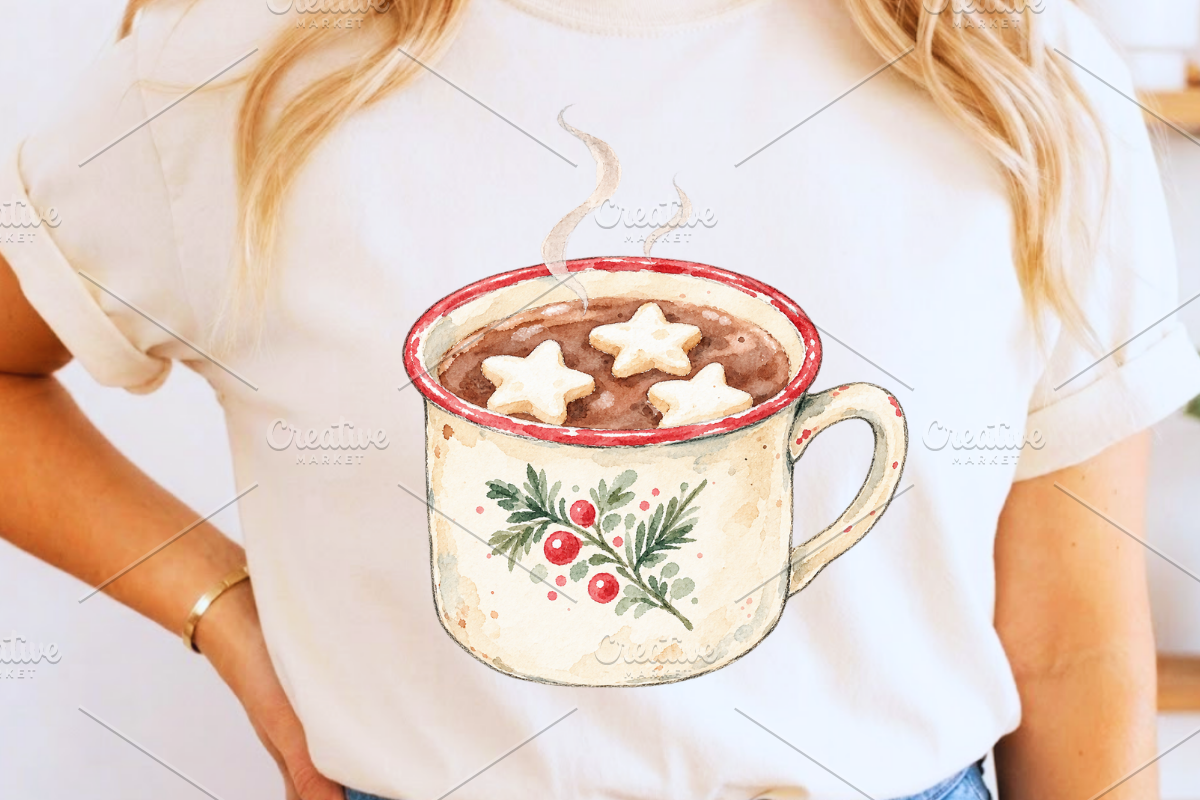 Hand Drawn Christmas PNG Cliparts, a Seasonal Illustration by Ink Gallery (Photo 12 of 13)