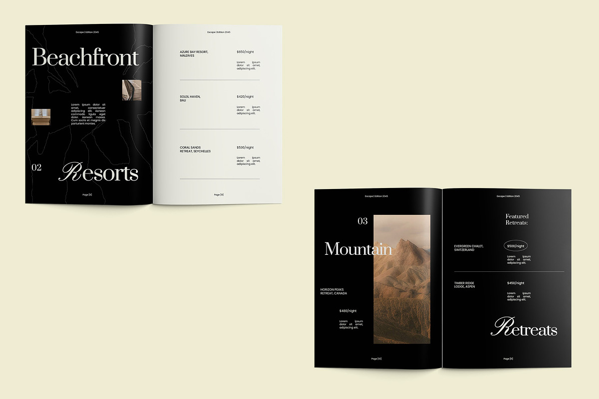 Hotel & Travel Brochure Template preview 6