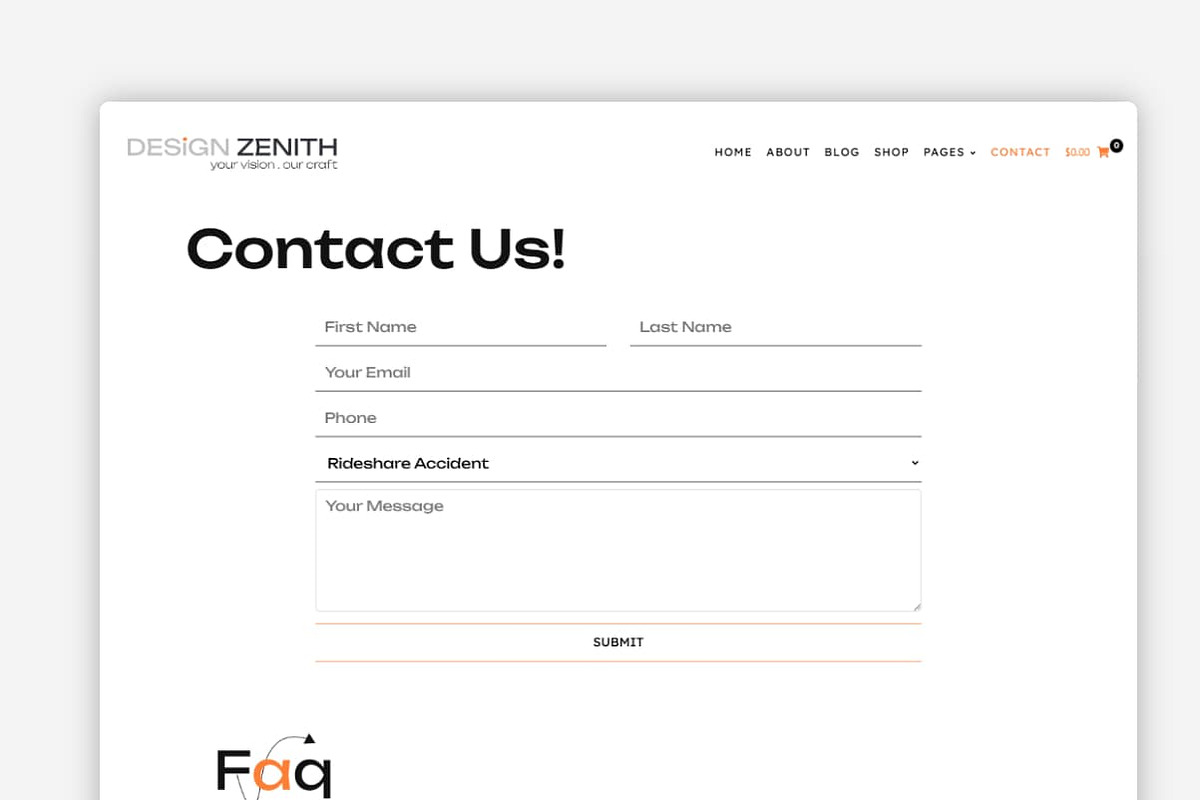 Design Zenith WordPress Theme preview 4