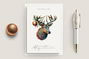Christmas Postcards with Deer, a Card Template by optimism (Thumbnail 5 of 8)