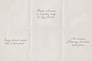 Poem Avenue Elegant Romantic Script, a Script Font by AnMark (Thumbnail 7 of 12)