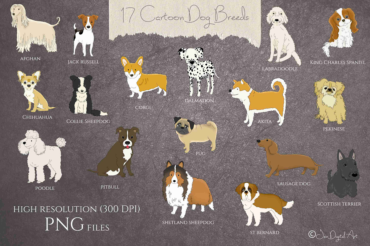 Dogs - The Big Collection, a Graphic by Jen Digital Art (Photo 2 of 6)