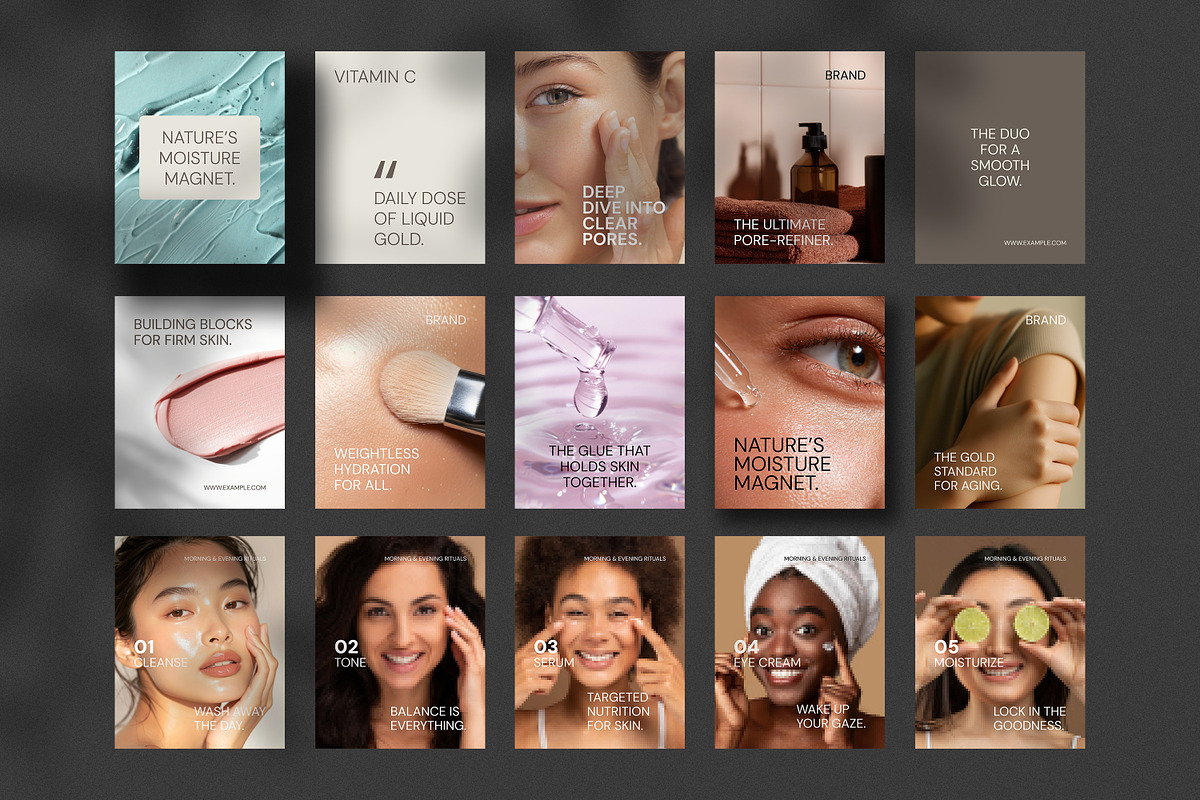 Beauty & Fashion Instagram Kit, a Social Media Template by Artisan Vibes (Photo 6 of 9)
