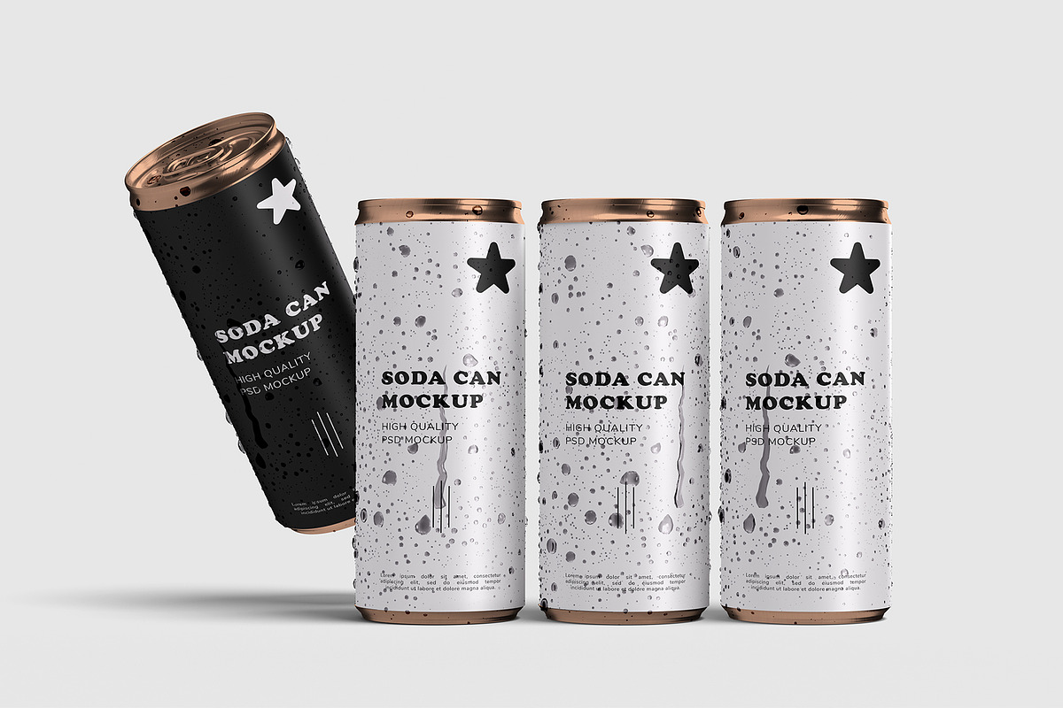 Soda Can Mockup, a Packaging Mockup by graphicpages (Photo 15 of 15)