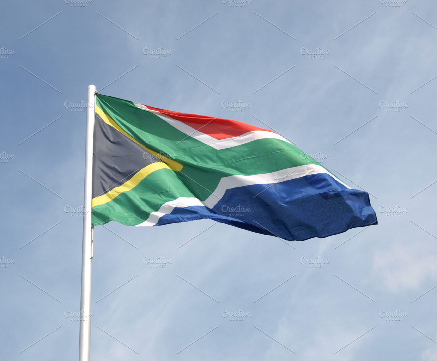 South africa flag stock photo containing south and africa