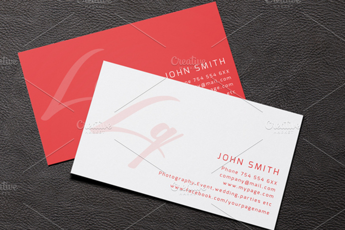 Photography Business Card, a Business Card Template by felicidads (Photo 2 of 2)