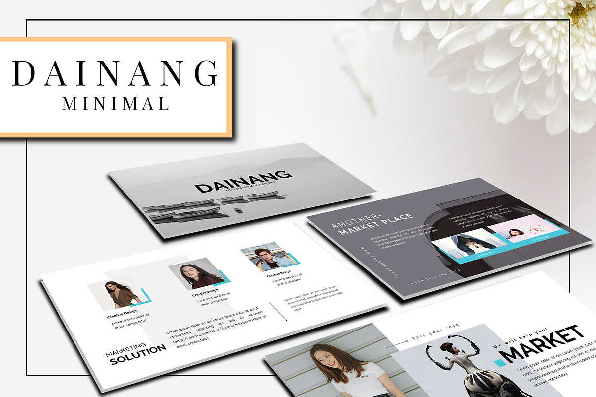 Minimal Corporation Powerpoint, a Presentation Template by Putra Khan (Photo 2 of 8)
