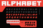 Cyberform - Futuristic Font, a Sans Serif Font by limitype (Thumbnail 5 of 10)