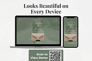 Sage Green Wedding Website Invite, a Landing Page Template by Everyday Perfection (Thumbnail 4 of 10)