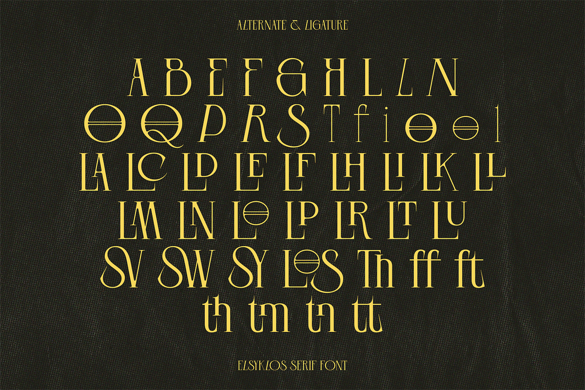 Elsyklos – Victorian Display Serif, a Serif Font by BumbleGraph Studio (Photo 5 of 6)