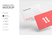 Rounded Floating Business Card Mock, a Product Mockup by graphypix (Thumbnail 2 of 4)