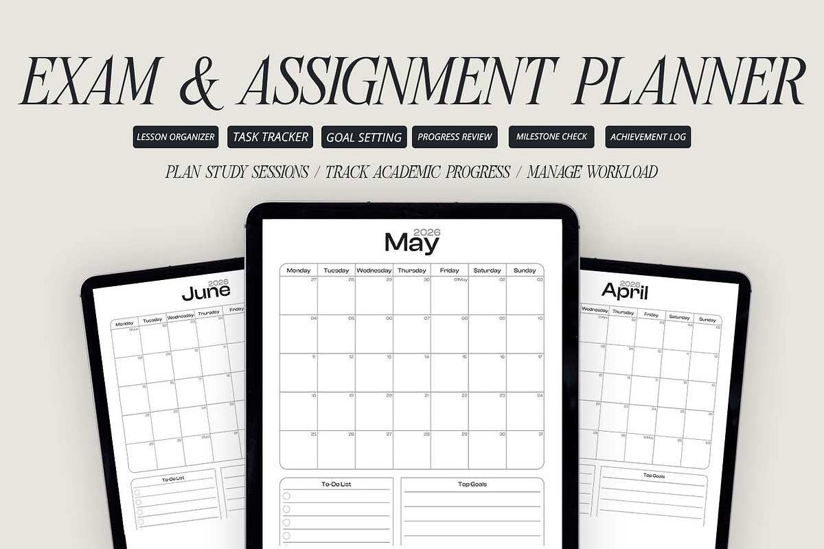 2026 Yearly Planner, a Print Template by Ahluva Studio (Photo 5 of 9)