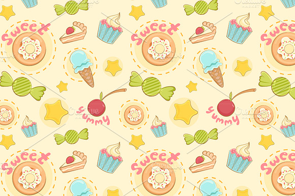 Breakfast Junkie Pattern Set preview 3