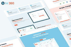 HR SaaS Landing Page Template, a HTML Template by okey-ikechukwu