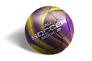 Soccer Ball Mockup, a Product Mockup by Jiwstudio (Thumbnail 4 of 5)