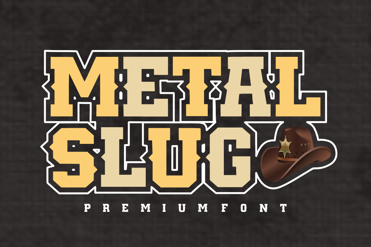 Black Cowboy - Bold Western Font, a Slab Serif Font by KiddoGlyphs Studio (Photo 3 of 5)