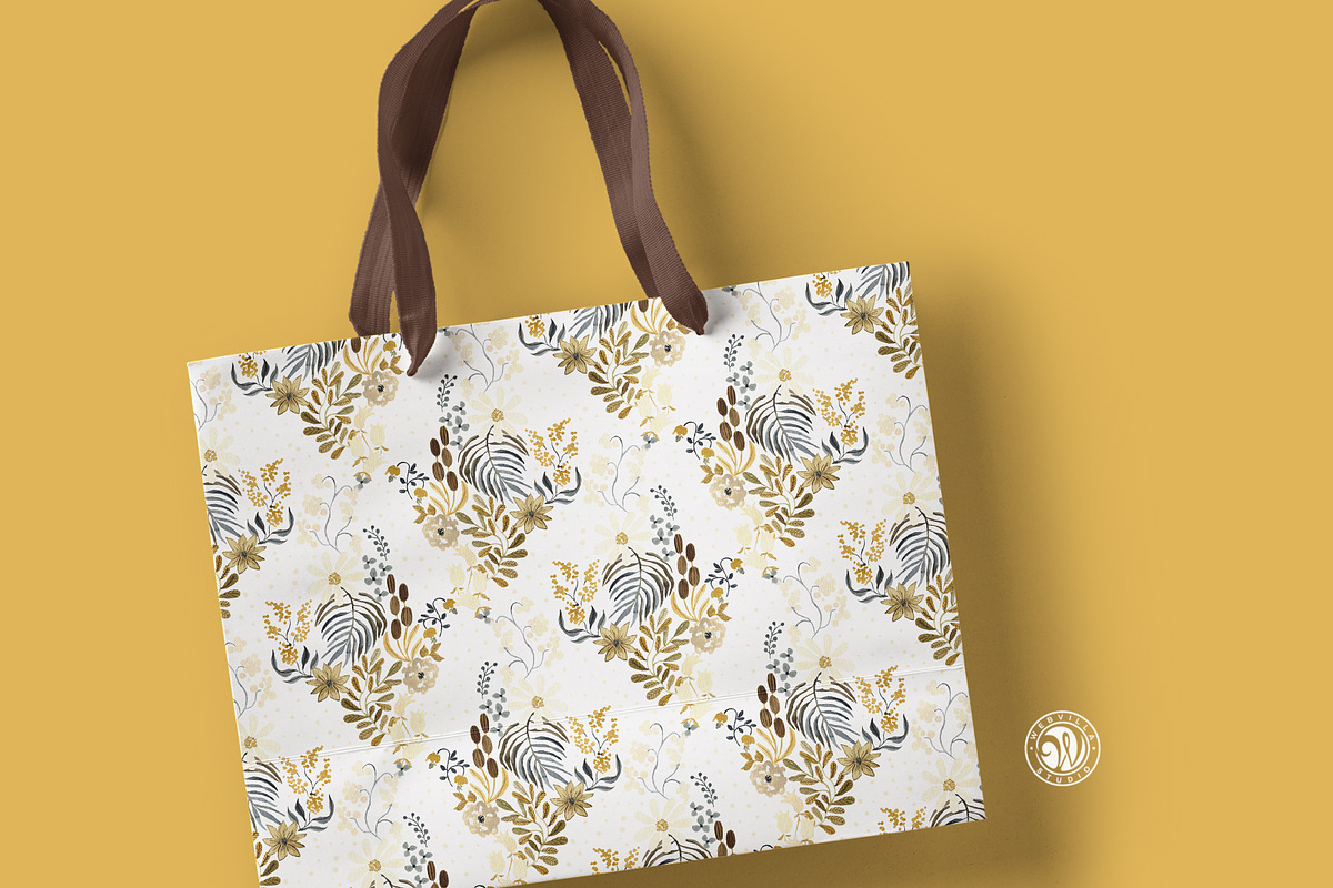 Watercolor Motif Pattern, a Pattern Graphic by Webvilla Studio