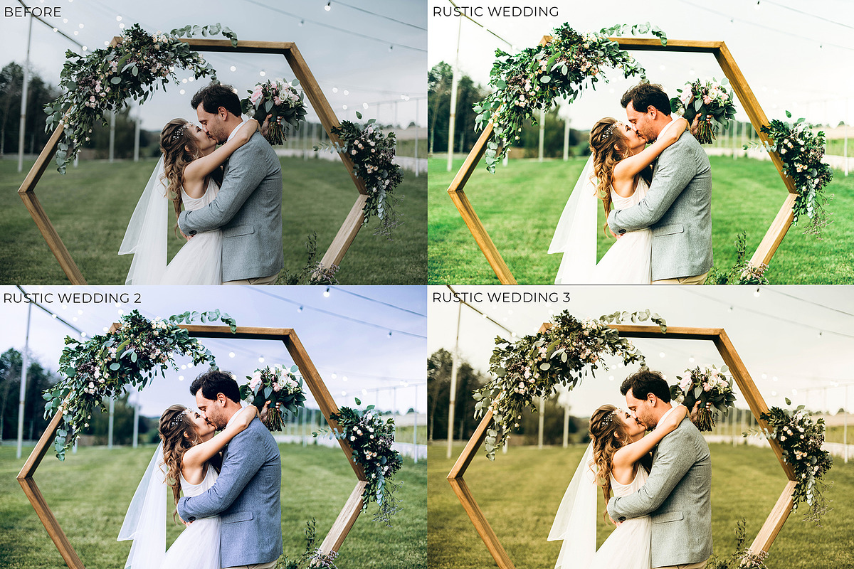 20 Wedding Dream Lightroom Presets, an Action Add-On by Olg Store (Photo 4 of 8)