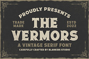Vermors a Vintage Serif Font, a Blackletter Font by Blankids Studio (Thumbnail 1 of 6)