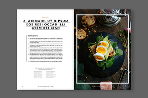 Cookbook / Recipe Book Layout