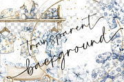 Toile Nursery Clipart Chinoiserie, an Illustration by BigCakeBee (Thumbnail 2 of 4)