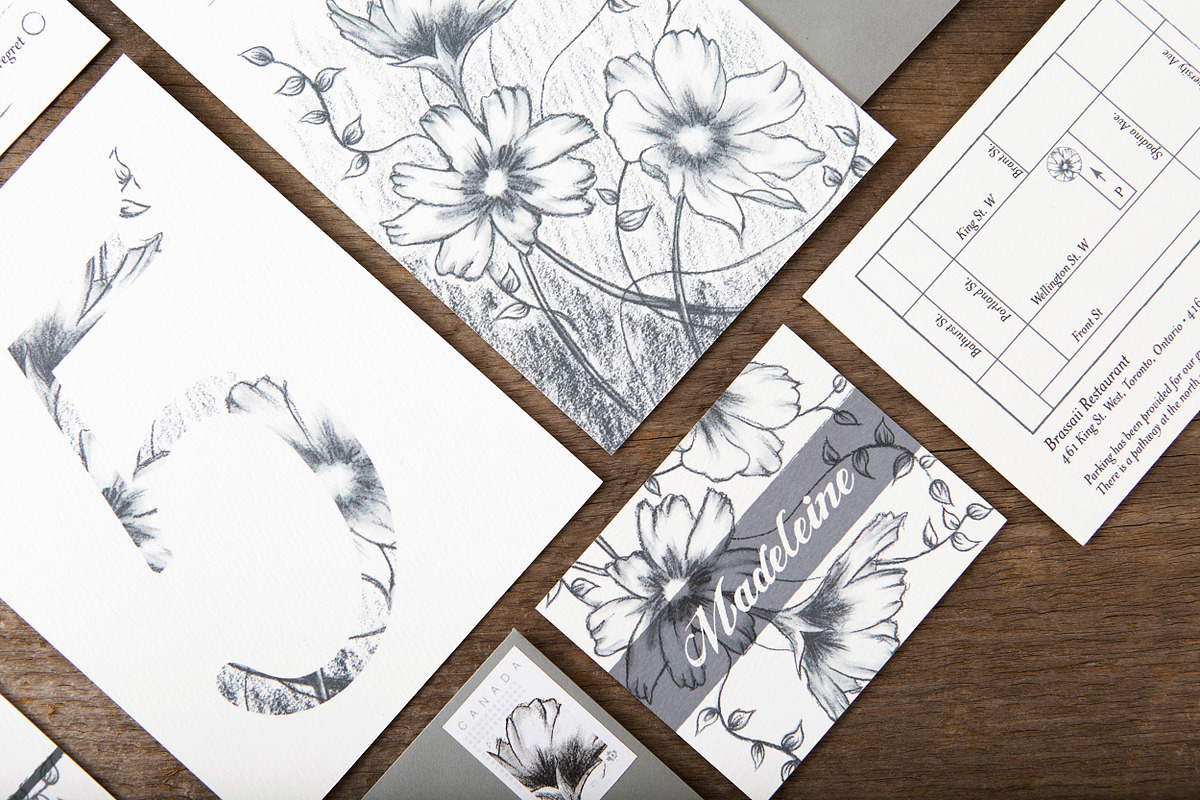 Wild Flowers Wedding Suite, an Invitation Template by Laura K Invitations (Photo 4 of 6)
