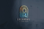 Dream Sail Boat Logo, a Branding & Logo Template by Design_Planet (Thumbnail 1 of 4)