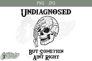 Undiagnosed Somethin Ain't right, an Object Illustration by Willow Paige Farms