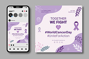 World Cancer Awareness 2025, an UI Kit Template by MightyDesign (Thumbnail 2 of 7)