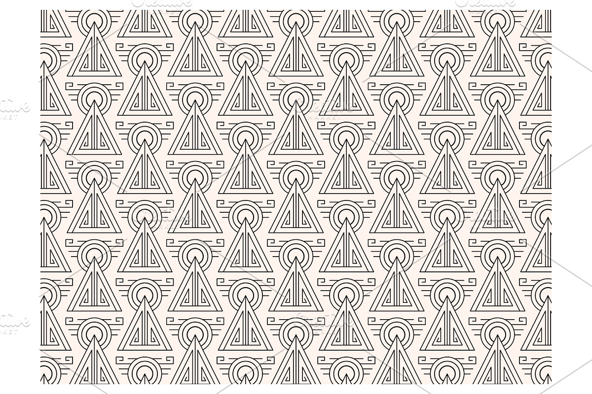 Geometric Pattern Collection, a Pattern Graphic by Creative Backgrounds (Photo 4 of 6)