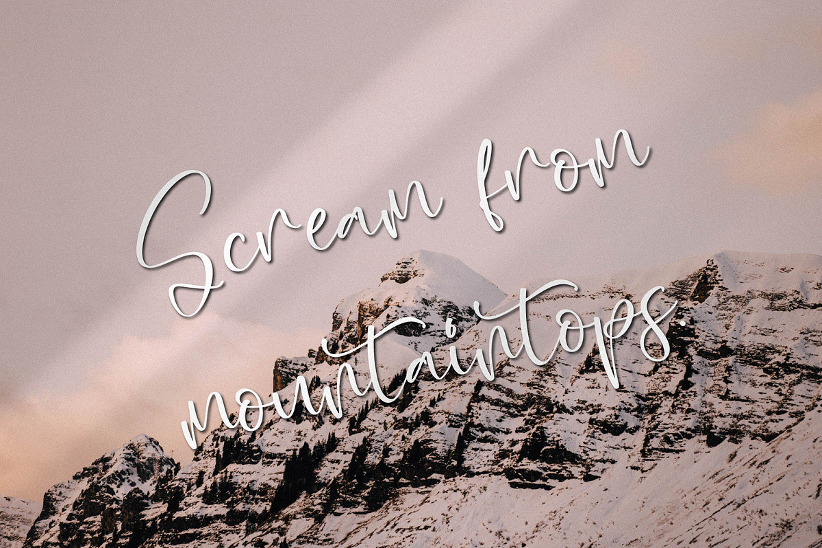Cimbrella, a Handwritten Font by Integritype Studio (Photo 4 of 15)
