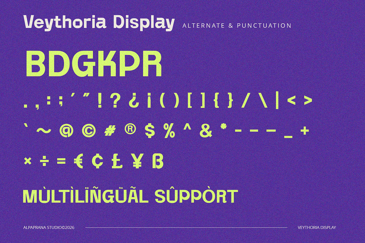 Veythoria - Display Font, a Script Font by Alpaprana (Photo 9 of 10)