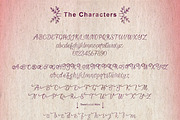 Ratnasari Script + Extras, a Script Font by Davendra Typeface (Thumbnail 3 of 7)