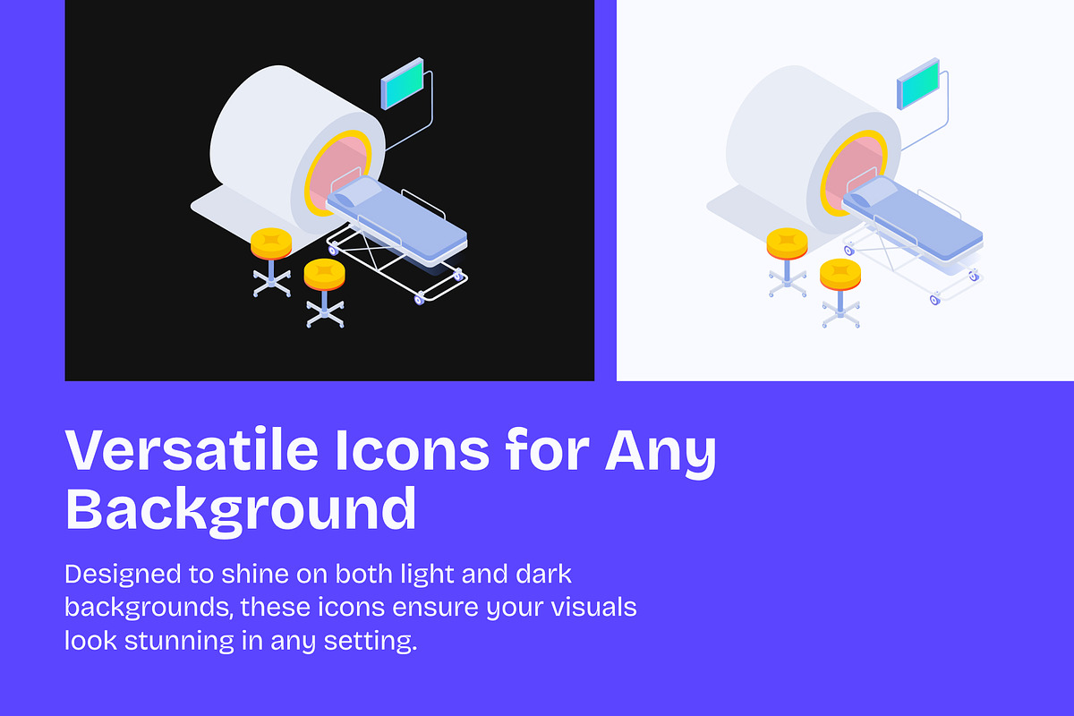 Medical Isometric Icons Set, a Duotone Icon by Vectors Market (Photo 4 of 8)