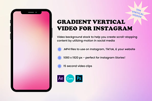 Gradient Animated Social Video