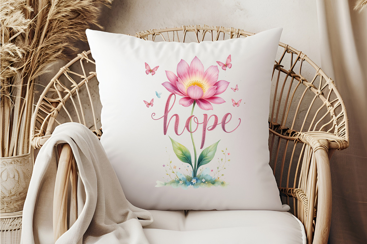 Hope Floral PNG, an Illustration by DreamCafeArt (Photo 4 of 7)