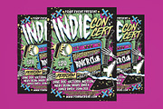 Indie Music Concert Flyer, a Flyer Template by Muhamad Iqbal hidayat (Thumbnail 1 of 4)