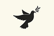 Peace Dove Silhouette Bundle, an Illustration by BIPLOB EXPERT (Thumbnail 3 of 21)