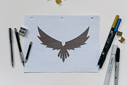 Eagle Hawk Falcon Bird Animal Logo, a Branding & Logo Template by jongcreative (Thumbnail 2 of 3)