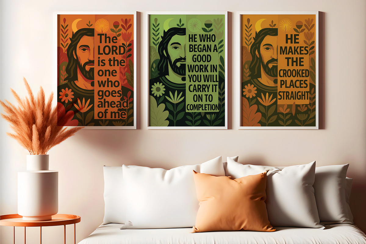 Jesus Bible Art Collages-Posters, a Person Illustration by Blynn Pippen (Photo 12 of 21)