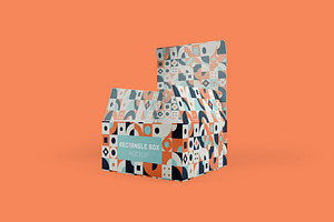 Flat Square Box Mockup, a Packaging Mockup by Qaleb Studio