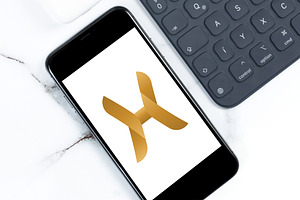 Letter H Luxury Logo, a Branding & Logo Template by ganuDESIGN
