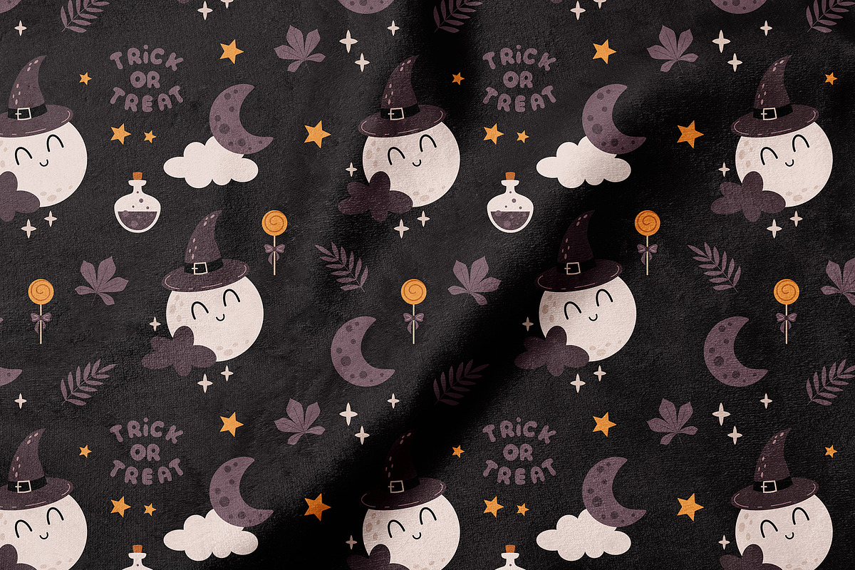 Halloween clipart & patterns, a Seasonal Illustration by JulzaArt (Photo 7 of 8)