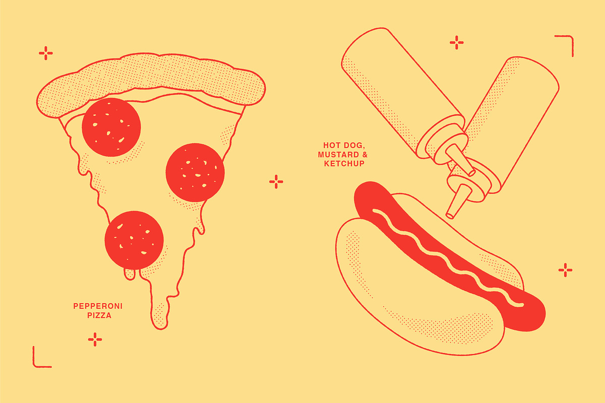 Fast Food Vector Illustration, a Food Illustration by GemPortella (Photo 2 of 14)