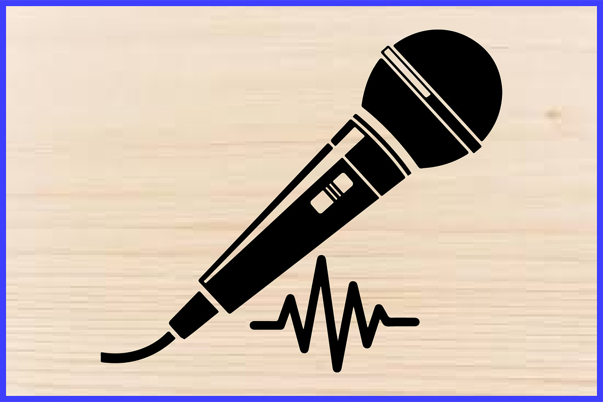 50 Audio Equipment Microphone Vector, an Illustration by Gaye Art (Photo 2 of 4)