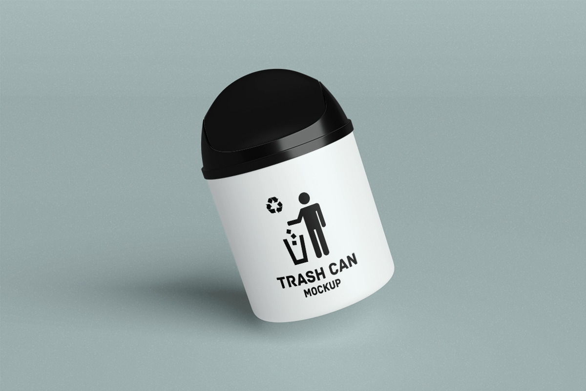 Trash Can Mockup, an Advertising Mockup by Twins_studio926 (Photo 5 of 5)